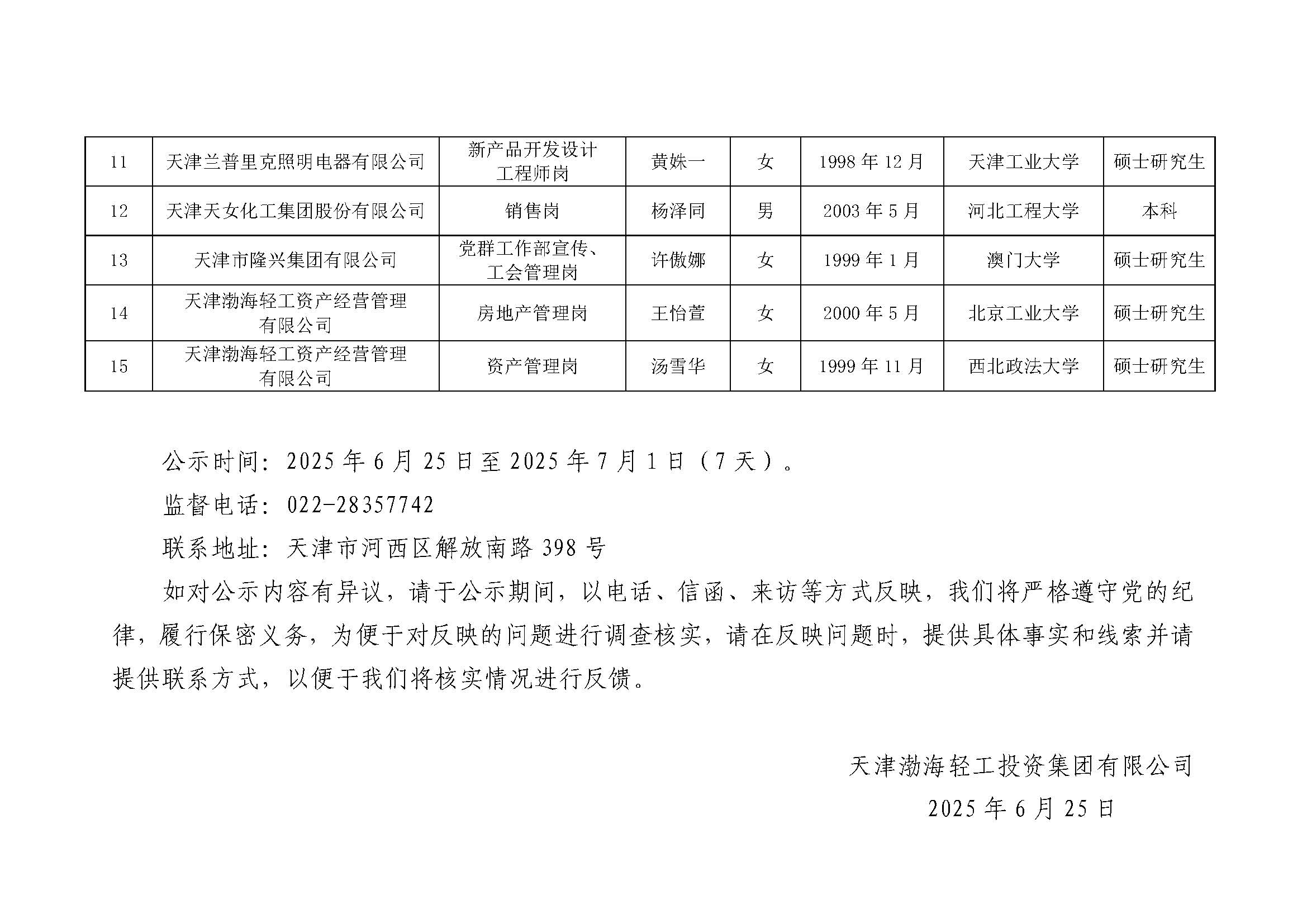 新利luck18
投资集团有限公司公开招聘拟录用人员公示（第一批）_页面_2